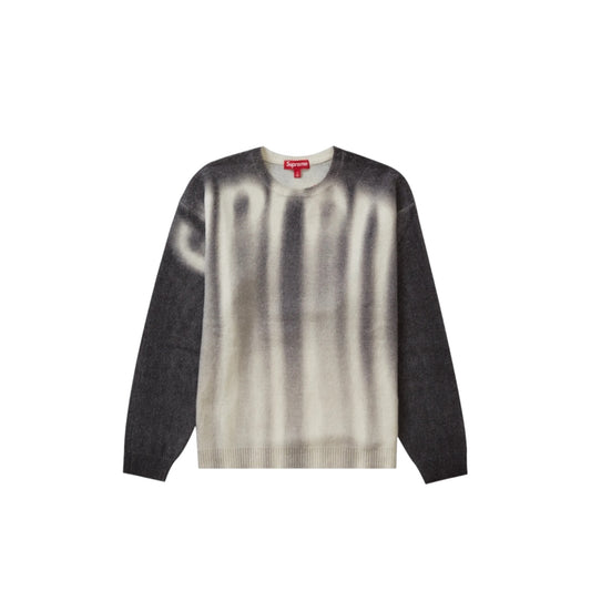 Supreme blurred knitwear black